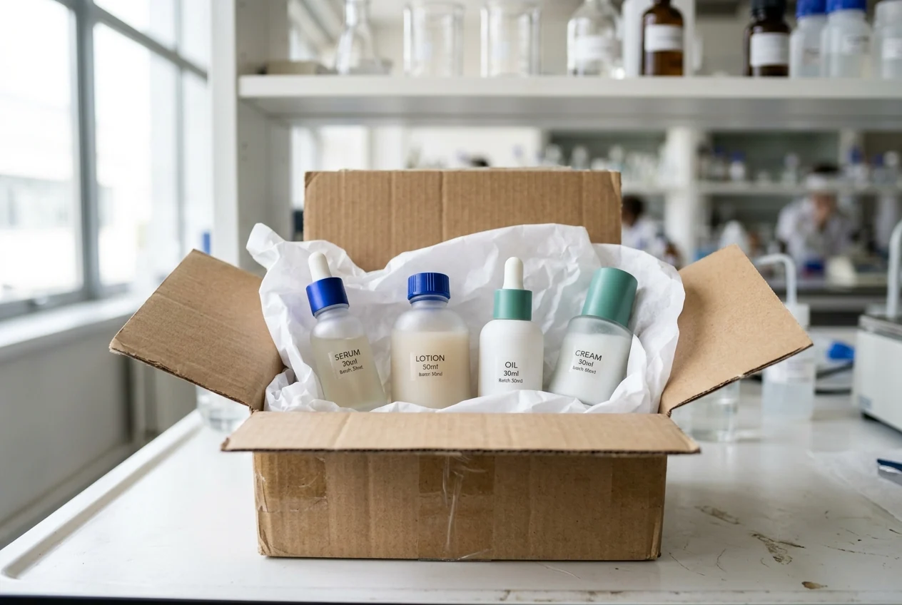 Product samples arriving for review