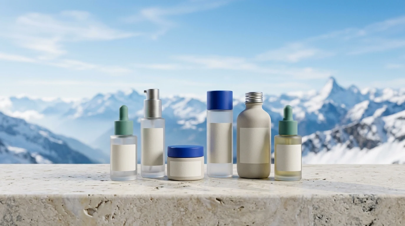 Swiss market product range, guide banner